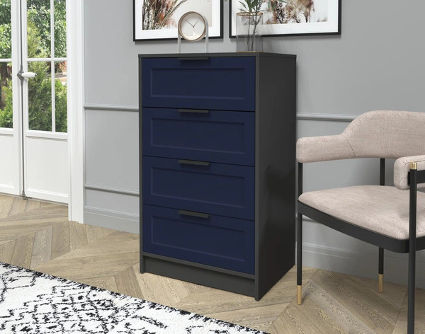 Изображение товара Комод Интерлиния Концепт Тренд КТ-К60 (антрацит/индиго)