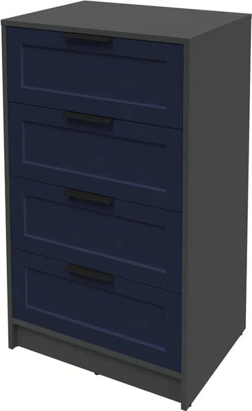 Изображение товара Комод Интерлиния Концепт Тренд КТ-К60 (антрацит/индиго)