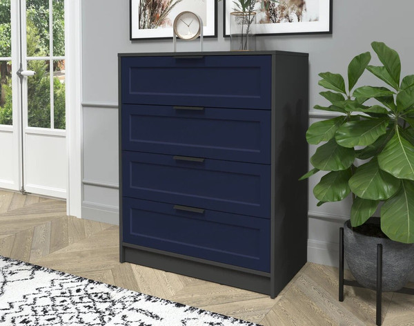 Изображение товара Комод Интерлиния Концепт Тренд КТ-К80 (антрацит/индиго)