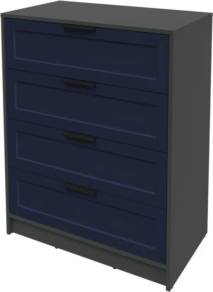 Изображение товара Комод Интерлиния Концепт Тренд КТ-К80 (антрацит/индиго)
