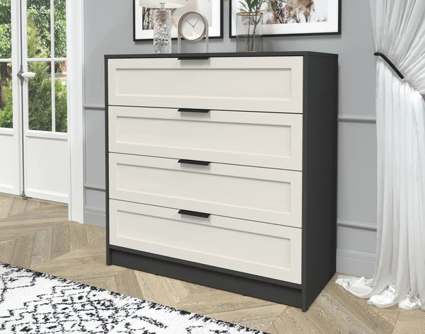 Изображение товара Комод Интерлиния Концепт Тренд КТ-К100 (антрацит/кашемир)