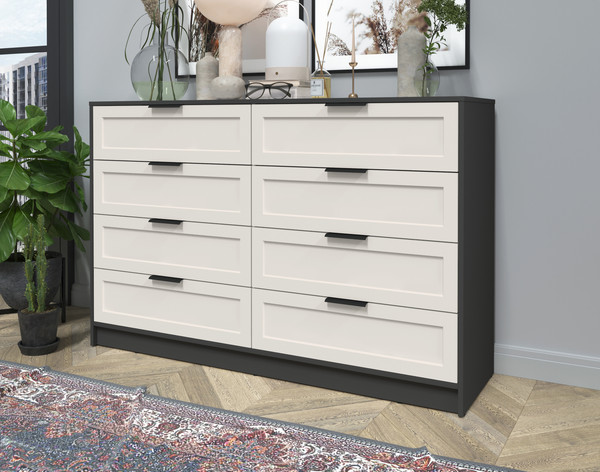 Изображение товара Комод Интерлиния Концепт Тренд КТ-К157 (антрацит/кашемир)