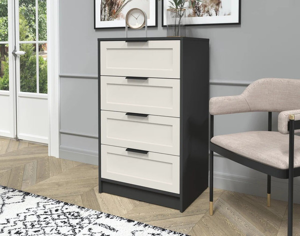 Изображение товара Комод Интерлиния Концепт Тренд КТ-К60 (антрацит/кашемир)