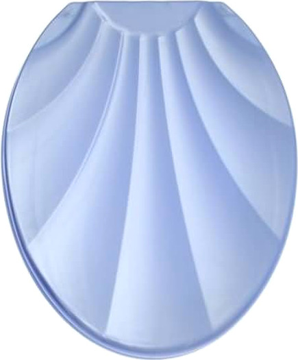 Изображение товара Сиденье для унитаза Русспласт Ракушка РП-812гол (голубой перламутр)