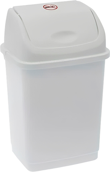 Изображение товара Мусорное ведро Русспласт Камелия / РП-1013-Б (белый)