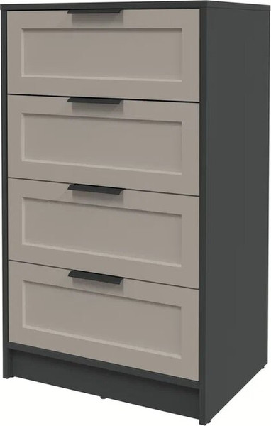 Изображение товара Комод Интерлиния Концепт Тренд КТ-К60 (антрацит/луна)