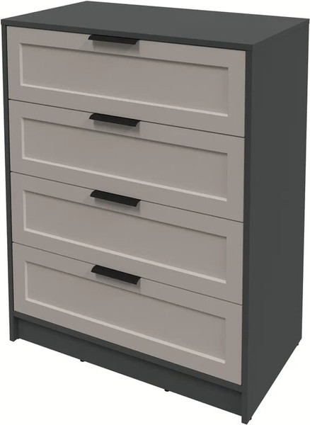 Изображение товара Комод Интерлиния Концепт Тренд КТ-К80 (антрацит/луна)