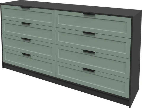 Изображение товара Комод Интерлиния Концепт Тренд КТ-К197 (антрацит/мята)