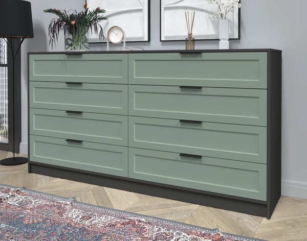 Изображение товара Комод Интерлиния Концепт Тренд КТ-К197 (антрацит/мята)