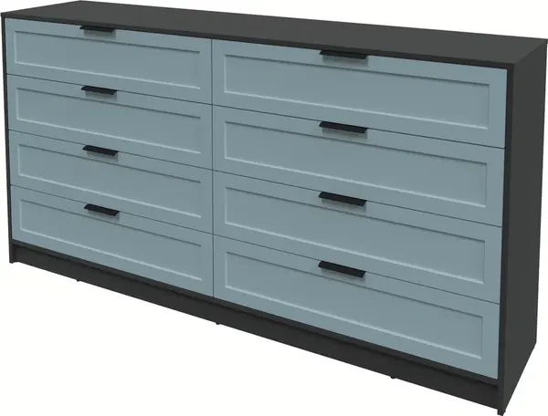 Изображение товара Комод Интерлиния Концепт Тренд КТ-К197 (антрацит/океан)