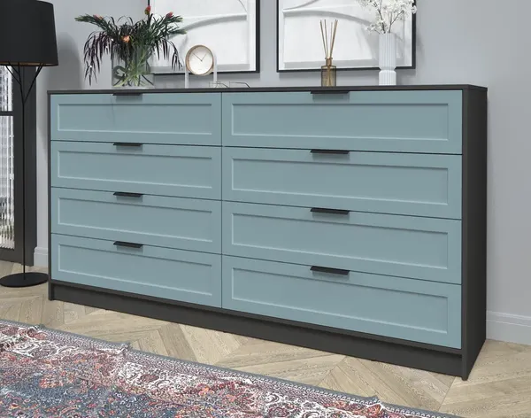 Изображение товара Комод Интерлиния Концепт Тренд КТ-К197 (антрацит/океан)