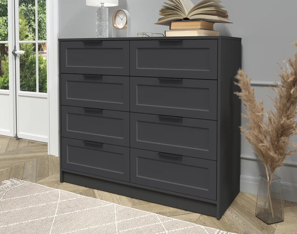 Изображение товара Комод Интерлиния Концепт Тренд КТ-К117 (антрацит/пепел)