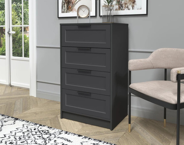 Изображение товара Комод Интерлиния Концепт Тренд КТ-К60 (антрацит/пепел)