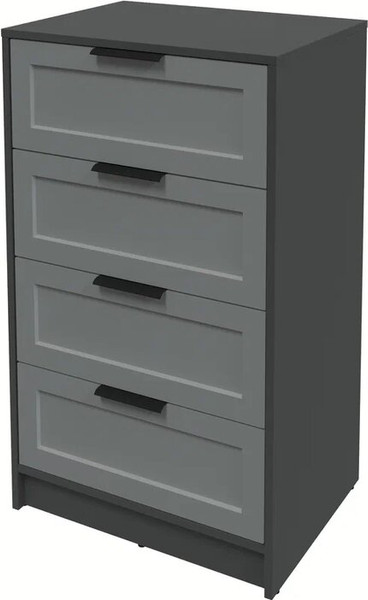 Изображение товара Комод Интерлиния Концепт Тренд КТ-К60 (антрацит/серый)