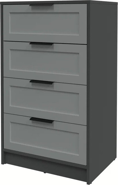 Изображение товара Комод Интерлиния Концепт Тренд КТ-К60 (антрацит/серый)