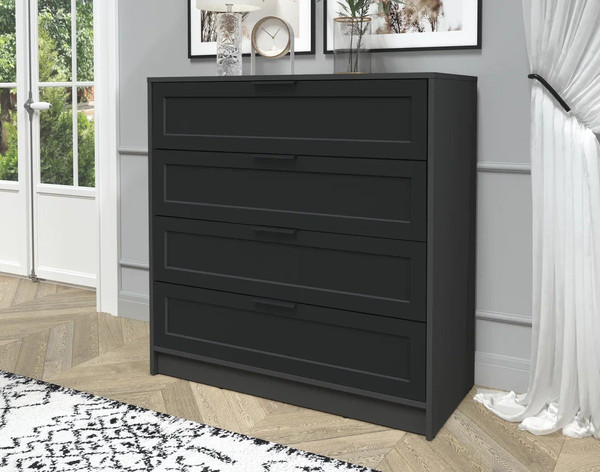 Изображение товара Комод Интерлиния Концепт Тренд КТ-К100 (антрацит/черный)