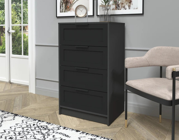 Изображение товара Комод Интерлиния Концепт Тренд КТ-К60 (антрацит/черный)