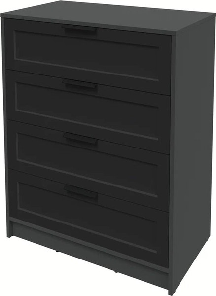 Изображение товара Комод Интерлиния Концепт Тренд КТ-К80 (антрацит/черный)