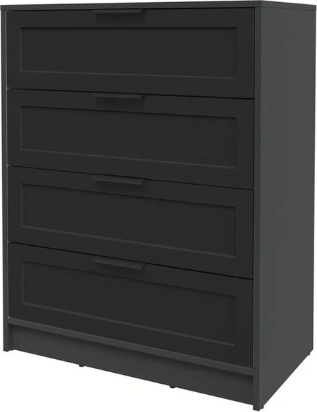 Изображение товара Комод Интерлиния Концепт Тренд КТ-К80 (антрацит/черный)