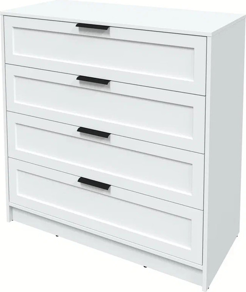 Изображение товара Комод Интерлиния Концепт Тренд КТ-К100 (белый платинум/белый)