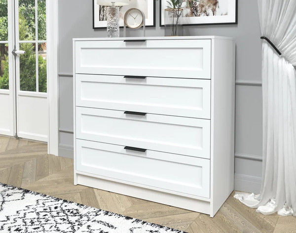 Изображение товара Комод Интерлиния Концепт Тренд КТ-К100 (белый платинум/белый)