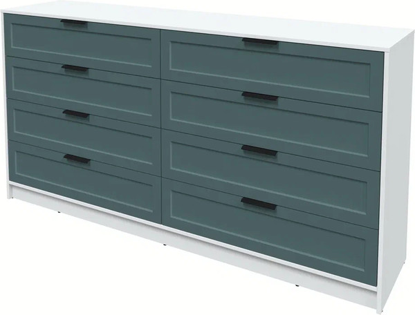 Изображение товара Комод Интерлиния Концепт Тренд КТ-К197 (белый платинум/верде)