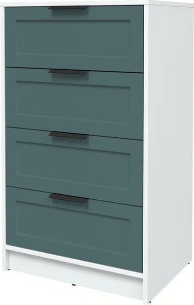 Изображение товара Комод Интерлиния Концепт Тренд КТ-К60 (белый платинум/верде)