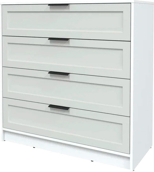 Изображение товара Комод Интерлиния Концепт Тренд КТ-К100 (белый платинум/грей)