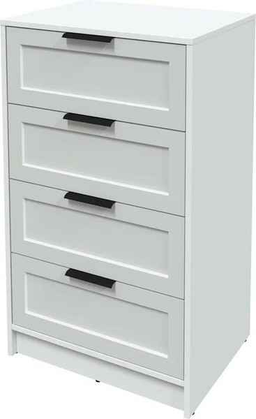 Изображение товара Комод Интерлиния Концепт Тренд КТ-К60 (белый платинум/грей)