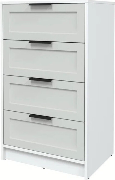 Изображение товара Комод Интерлиния Концепт Тренд КТ-К60 (белый платинум/грей)