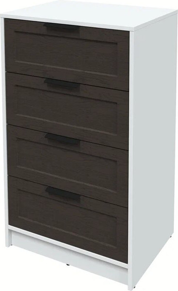 Изображение товара Комод Интерлиния Концепт Тренд КТ-К60 (белый платинум/дуб английский)