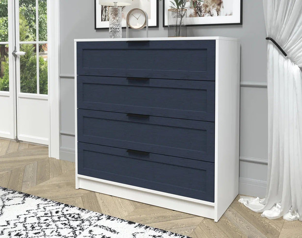 Изображение товара Комод Интерлиния Концепт Тренд КТ-К100 (белый платинум/дуб королевский)