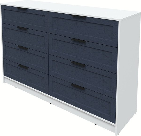 Изображение товара Комод Интерлиния Концепт Тренд КТ-К157 (белый платинум/дуб королевский)