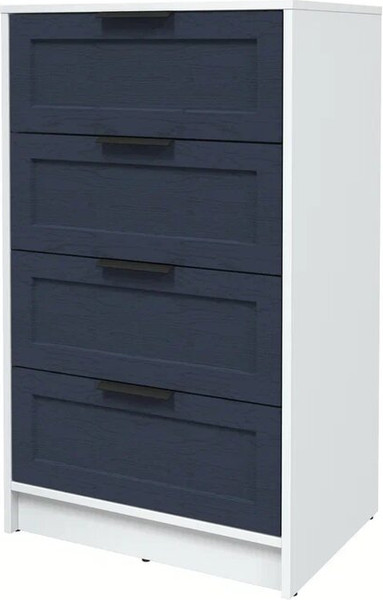 Изображение товара Комод Интерлиния Концепт Тренд КТ-К60 (белый платинум/дуб королевский)