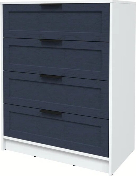 Изображение товара Комод Интерлиния Концепт Тренд КТ-К80 (белый платинум/дуб королевский)