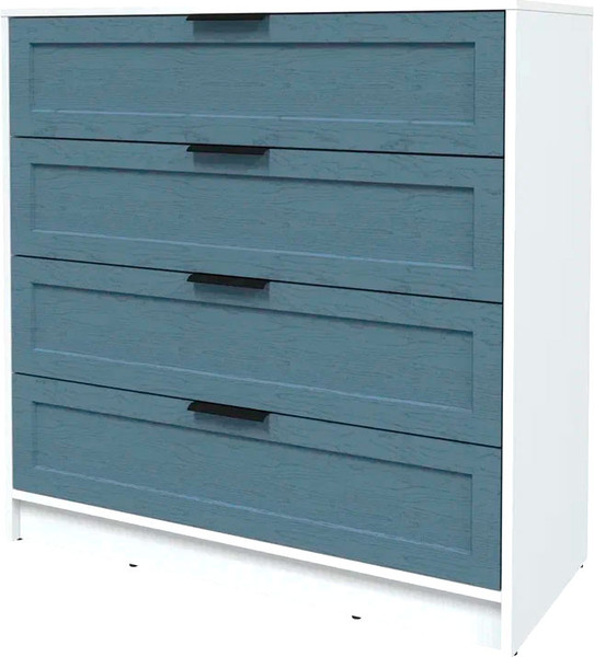 Изображение товара Комод Интерлиния Концепт Тренд КТ-К100 (белый платинум/дуб лазурный)