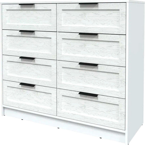 Изображение товара Комод Интерлиния Концепт Тренд КТ-К117 (белый платинум/дуб полярный)