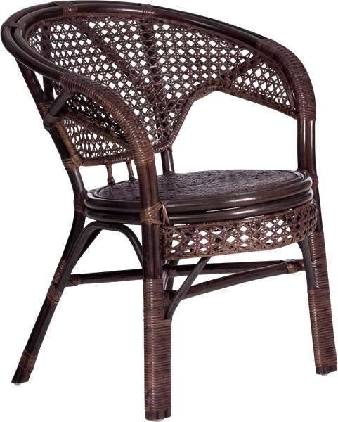 Изображение товара Кресло садовое Tetchair Pelangi 02/15B (грецкий орех, без подушки)