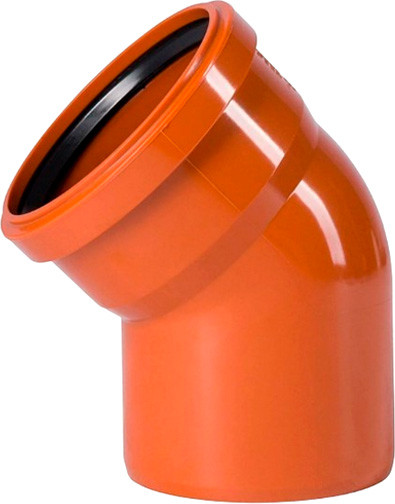 Изображение товара Отвод наружной канализации МультиМирПласт Ду 160х45 SN4