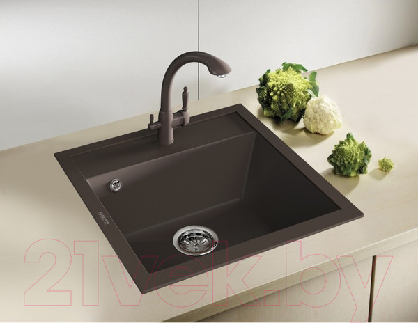 Изображение товара Мойка кухонная ZORG Como 51 (черный оникс)
