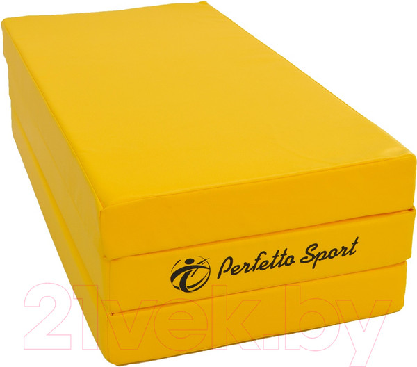 Изображение товара Гимнастический мат Perfetto Sport Складной №4 1x1.5x0.1м (желтый)