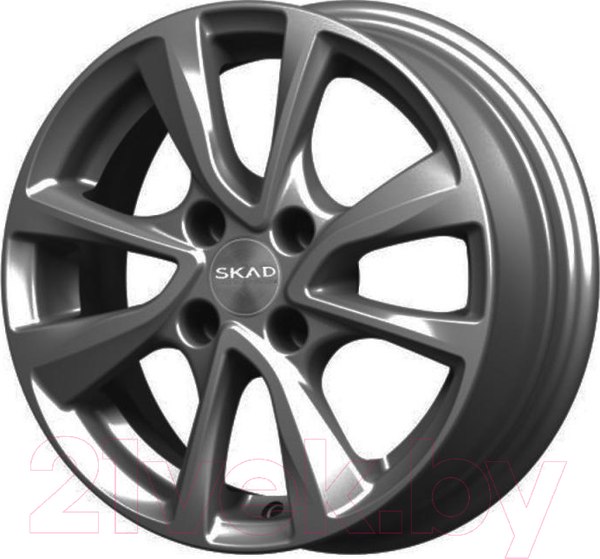 Изображение товара Литой диск SKAD Ницца 14x5.5" 4x100мм DIA 67.1мм ET 35мм Графит