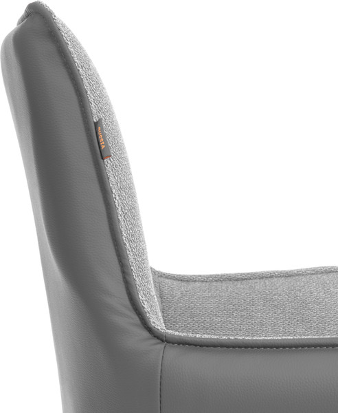 Изображение товара Стул Tetchair Мурано опора 360 (велюр/букле (HYP)/экокожа, светло-серый/графит)