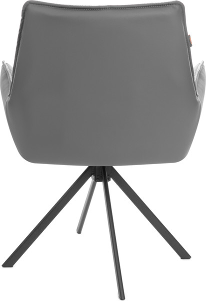 Изображение товара Стул Tetchair Мурано опора 360 (велюр/букле (HYP)/экокожа, светло-серый/графит)