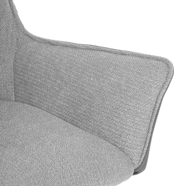 Изображение товара Стул Tetchair Мурано опора 360 (велюр/букле (HYP)/экокожа, светло-серый/графит)