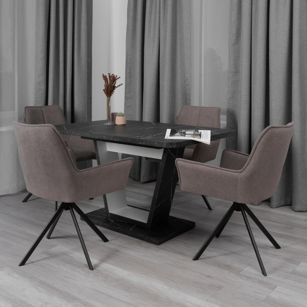 Изображение товара Стул Tetchair Мурано (хром, велюр/букле (HYP), бежевый)