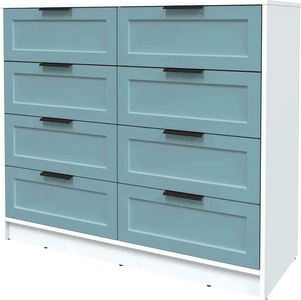 Изображение товара Комод Интерлиния Концепт Тренд КТ-К117 (белый платинум/океан)