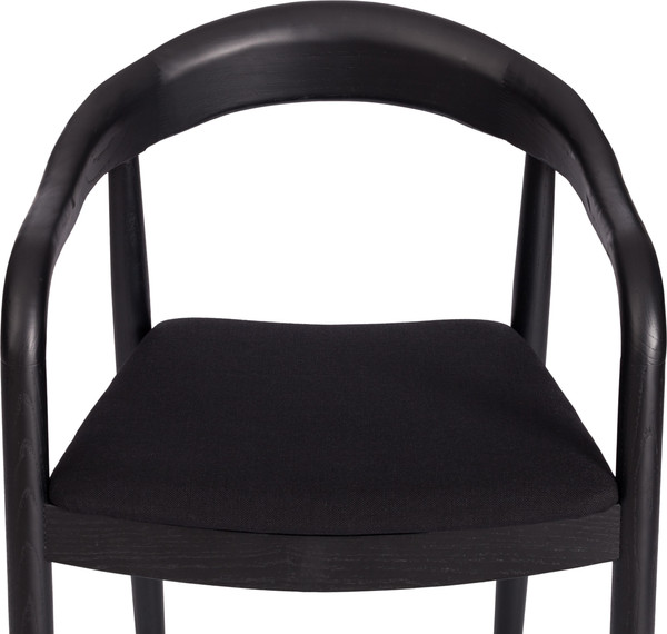 Изображение товара Стул Tetchair Baldur (дерево вяз/ткань лен, черный/черный лен)