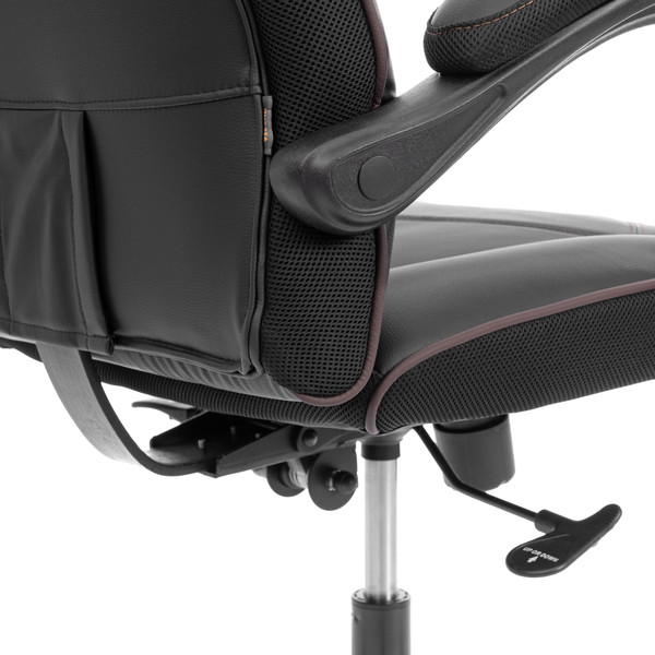 Изображение товара Кресло геймерское Tetchair Arena metalBL (кож/зам, черный/черный карбон, 36-6/карбон черный)