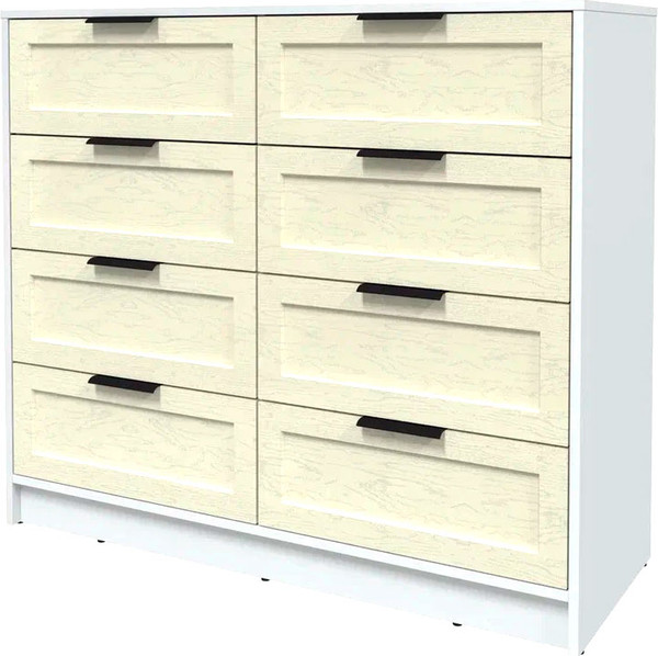 Изображение товара Комод Интерлиния Концепт Тренд КТ-К117 (белый платинум/дуб снежный)